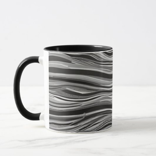 Monochromatische Waves Tasse (Links)