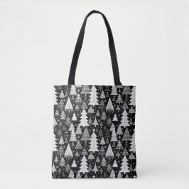 Monochromatische Weihnachten Tasche