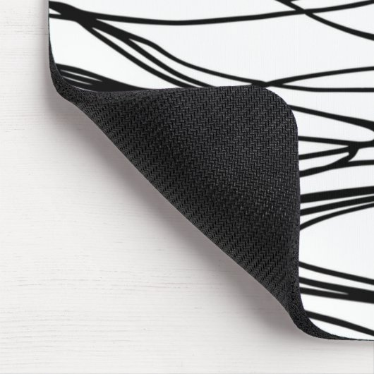 Monochromatische Zen-Tranquility-Mauspad Mousepad (Ecke)