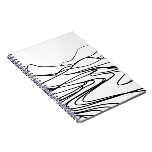 Monochromatische Zen-Tranquility-Zeitschrift Notizblock (Rechte Seite)