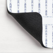 Monochromatischer Abstrakter Muster-Individuelle N Mousepad (Ecke)