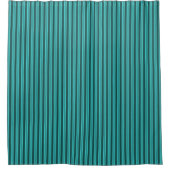 Monochromatischer dünn gestrippter Duschvorhang (Vorderseite)