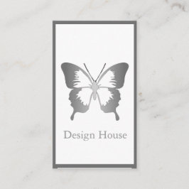 Monochromatischer Schmetterling Visitenkarte
