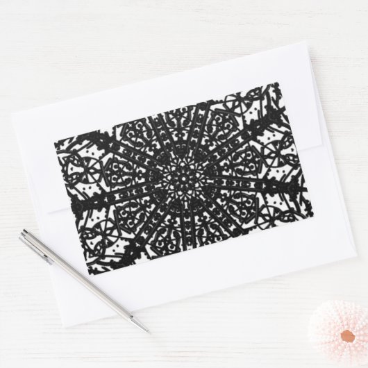 Monochromatischer Sticker (Umschlag)