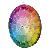 Monochromatisches Farbrad für benutzerdefiniertes Dartscheibe (Vorderseite rechts)