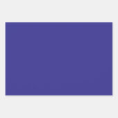 Monochromatisches Imitat Blau Grau Design Geschenkpapier Set (Vorderseite 3)
