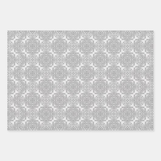 Monochromatisches Imitat Geschenkpapier Set (Vorderseite)