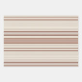 Monochromatisches Mocha Rosa Blumenpapier Geschenkpapier Set (Vorderseite 2)
