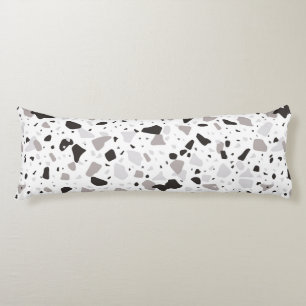 Monochromatisches Terrazzo-Muster Seitenschläferkissen