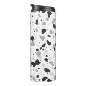 Monochromatisches Terrazzo-Muster Thermosbecher (Nach rechts gedreht)