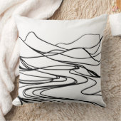 Monochromatisches Zen-Ruhe Kissen (Decke)