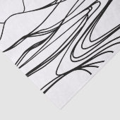 Monochromatisches Zen-Tranquility-Papierpapier Seidenpapier (Ausschnitt)