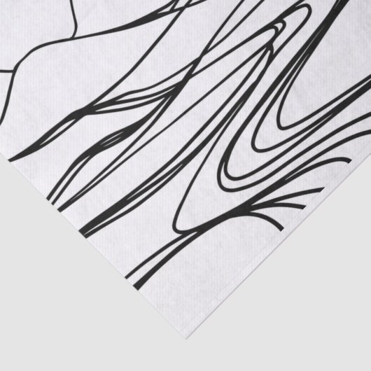 Monochromatisches Zen-Tranquility-Papierpapier Seidenpapier (Ausschnitt)