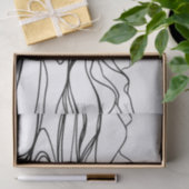 Monochromatisches Zen-Tranquility-Papierpapier Seidenpapier (Geschenk)