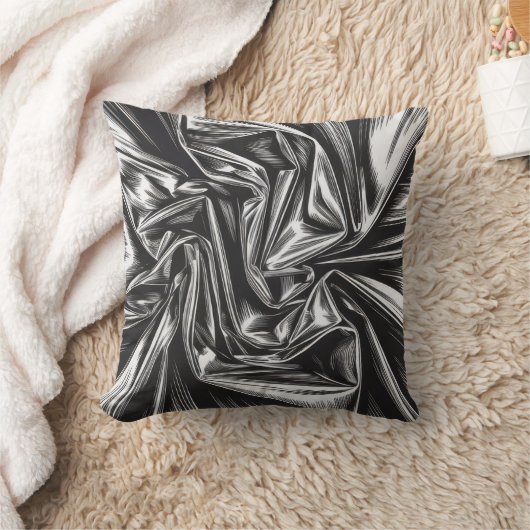 Monochrome abstract texture kissen (Decke)