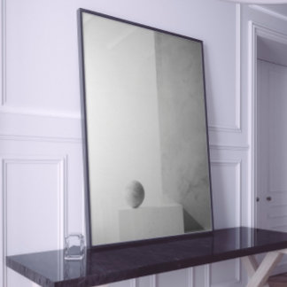 Monochrome Abstrakte Kunst Poster