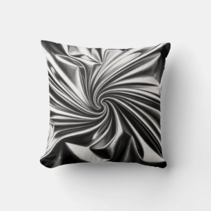 Monochrome abstrakte Textur Kissen