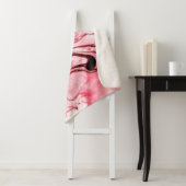 Monochrome Abstrakte Wasserpinsel, Red Futuristi Sherpadecke (Beispiel)