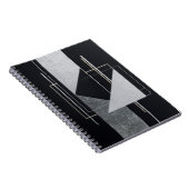Monochrome Achse Notizblock (Rechte Seite)