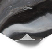 Monochrome Adern Poster (Ecke)