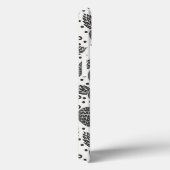 Monochrome Ananas Case-Mate iPhone Hülle (Rückseite / Rechts)