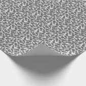 Monochrome Ananas Geschenkpapier (Ecke)