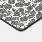 Monochrome Ananas Schreibtischunterlage (Ecke)