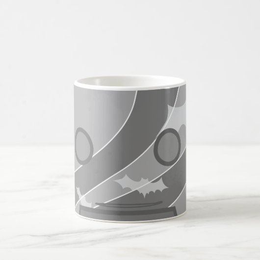 Monochrome Angst Kaffeetasse (Mittel)