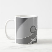 Monochrome Angst Kaffeetasse (Links)