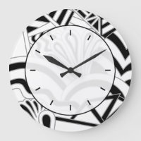 Monochrome Art Deco Design.