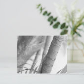 Monochrome Bamboo Postkarte (Stehend Vorderseite)