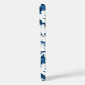 Monochrome Blaue Aquarellhai Case-Mate iPhone Hülle (Rückseite / Links)