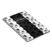 Monochrome Bloom Notizblock (Rechte Seite)