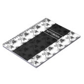 Monochrome Bloom Notizblock (Linke Seite)