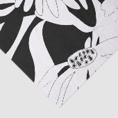 Monochrome Blume Dekoupage Tissue/Umhüllung Seidenpapier (Ausschnitt)