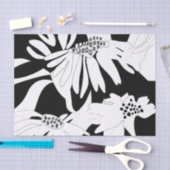 Monochrome Blume Dekoupage Tissue/Umhüllung Seidenpapier (Handwerk)