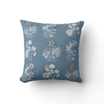 Monochrome Blume in blau