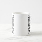 Monochrome Boho Knit Sampler | Tribal Geometric Kaffeetasse (Mittel)