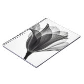 Monochrome botanical fine art photograph notizblock (Linke Seite)