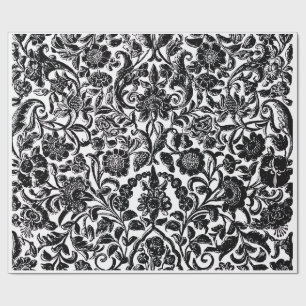 "Monochrome Botanical" Künstlerisches Geschenkpapi Geschenkpapier