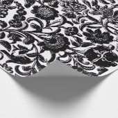 "Monochrome Botanical" Künstlerisches Geschenkpapi Geschenkpapier (Ecke)