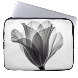 Monochrome botanische Kunstfotografie Laptopschutzhülle