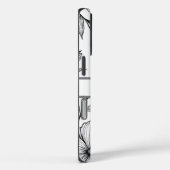 Monochrome Botanische Linie Art Smartphone Case-Mate iPhone Hülle (Rückseite / Rechts)