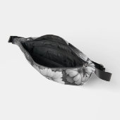 Monochrome Bouquet von Blume Bauchtasche (Offen)