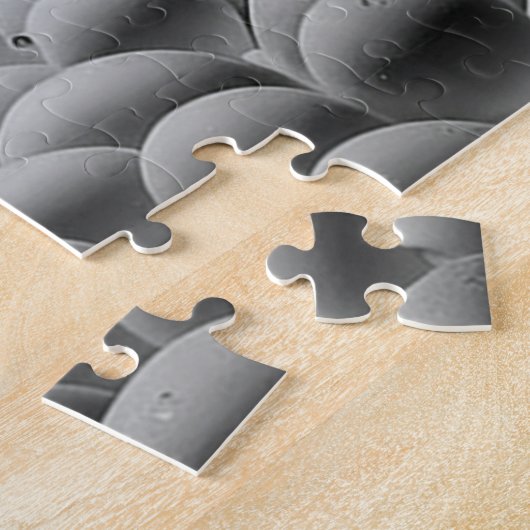 Monochrome Bubbles Schwieriges 1014 Stück Puzzle (Seite)