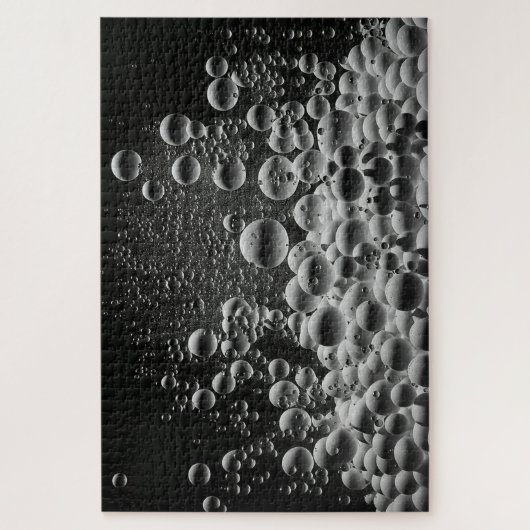 Monochrome Bubbles Schwieriges 1014 Stück Puzzle (Vertikal)