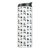 Monochrome Butterfly Thermosbecher (Nach links gedreht)