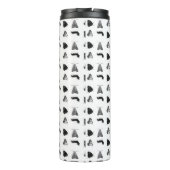 Monochrome Butterfly Thermosbecher (Rückseite)