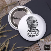 Monochrome Calavera Magnet