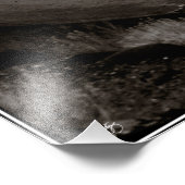 Monochrome Canyonlands für Weißes Pferd - Offener Fotodruck (Ecke)